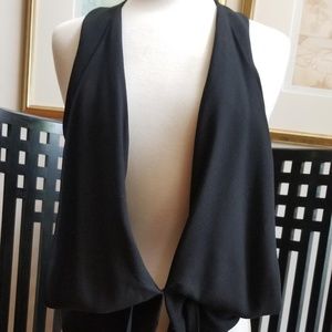 BCBG black vest
